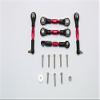 Axial Yeti Jr. Score Trophy Truck (AX90052) / Yeti Jr. Maverick (AXI90069) Upgrade Parts Aluminum Tie Rods - 5Pcs Set Red view 1