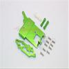 GPM For Kyosho Mini Inferno Upgrade Parts Aluminum Receiver Bottom Mount With Screws & Aluminum+Delrin Posts - 2Pcs Set Green view 1