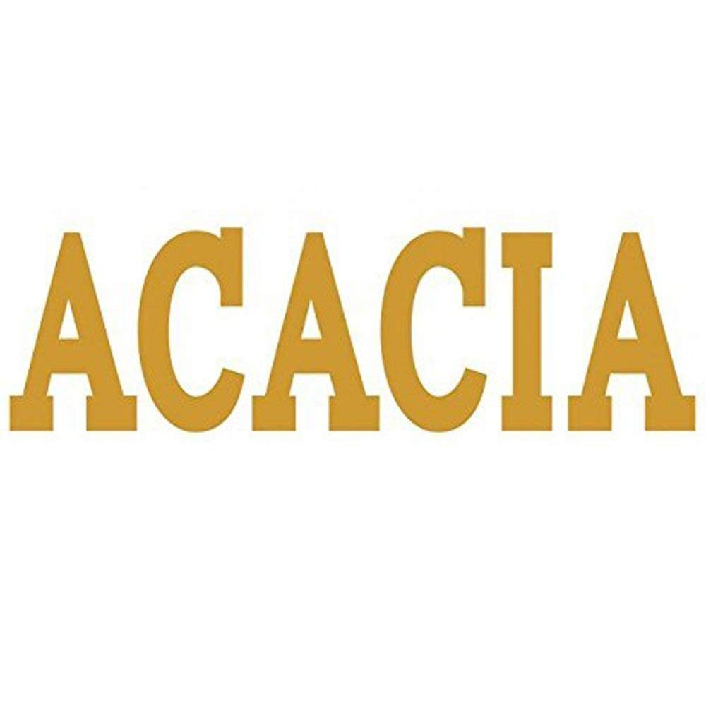 Acacia Big Greek Letter Window Sticker Decal 4 Inches Metallic Gold