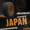 Tire Ink Color Tire Paint Pen - Waterproof Permanent Paint Pens for Car Wheels Lettering | Car Wash Safe and Durable | Made in Japan (Orange, 1 Pen) view 3