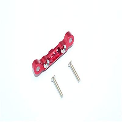 GPM For Kyosho Mini Inferno Upgrade Parts Aluminum Rear Arm Bulk (2 Deg) For Rear Gear Box With Screws - 1Pc Set Red