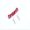 GPM For Kyosho Mini Inferno Upgrade Parts Aluminum Rear Arm Bulk (2 Deg) For Rear Gear Box With Screws - 1Pc Set Red view 1