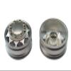 GPM For Tamiya 1/14 Truck Upgrade Parts Aluminum Front Wheel With Hex Driver - 1Pr Set Silver view 1
