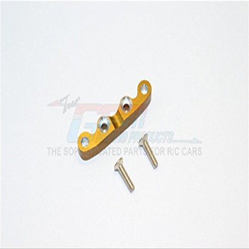 GPM For Kyosho Mini Inferno Upgrade Parts Aluminum Rear Arm Bulk For Front Gear Box With Screws - 1Pc Set Golden Black