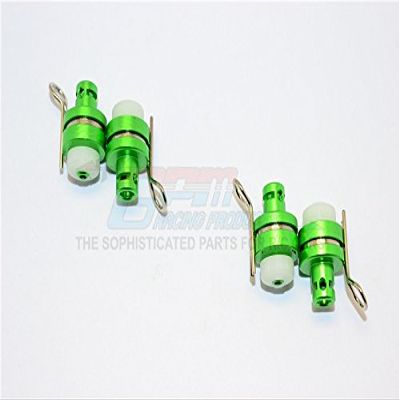 Axial Yeti Jr. SCORE Trophy Truck (AX90052) Upgrade Parts Aluminum Front & Rear Magnetic Body Mount - 4Pcs Set Green