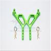 Axial Yeti Jr. SCORE Trophy Truck (AX90052) Upgrade Parts Aluminum Front Body Post And Mount - 1Pc Set Green view 1