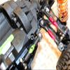 Axial Yeti Jr. Score Trophy Truck (AX90052) / Yeti Jr. Maverick (AXI90069) Upgrade Parts Aluminum Tie Rods - 5Pcs Set Gray Silver view 3