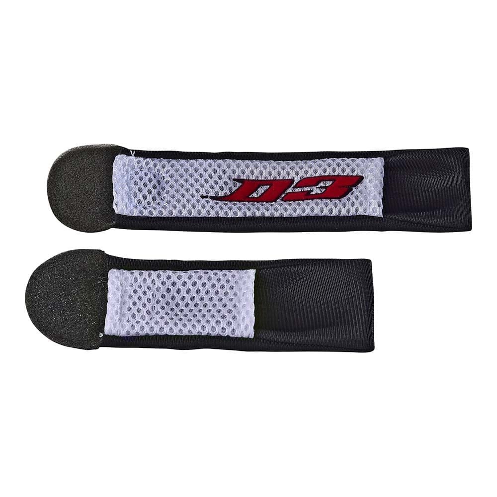 Troy Lee Designs D3 Chinstrap Cover - White - OSFA