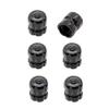 Rzmmotor Aluminum Car Wheel Tyre Air Dust Cover Screw Caps Valve Tire Stems for Motorcycles Car by CNC(Pack of 6) view 1