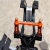 GPM For Traxxas 1/16 Mini E-Revo, Mini Slash Upgrade Parts Aluminum Rear Body Post With Mount - 3Pcs Green view 2
