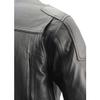 Milwaukee Leather MLM1502 Men's Black 'Cool-Tec' Vented Leather Scooter Jacket - 5X-Large view 2