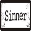 1080 Graphics 3 - Sinner 1 1/4" x 3" Hard Hat Biker Helmet Stickers Bs506 view 1