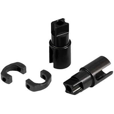 Xray T2'008 Aluminum Solid Axle Driveshaft Adapters (2) - Hard Coated