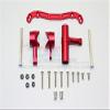 Thunder Tiger Truck K-ROCK MT4-G5 Upgrade Parts Aluminum Steering Assembly - 1 Set Red view 1