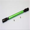 GPM For Tamiya CC01 Upgrade Parts Steel Adjustable Main Shaft With Aluminum Body (Long) - 1Pc Set Green view 1