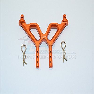 Axial Yeti Jr. SCORE Trophy Truck (AX90052) Upgrade Parts Aluminum Front Body Post And Mount - 1Pc Set Orange