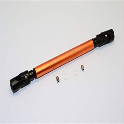 GPM For Tamiya CC01 Upgrade Parts Steel Adjustable Main Shaft With Aluminum Body (Long) - 1Pc Set Orange