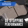 Bendix Premium SBM519 Semi-Metallic Front Brake Pads for Land Rover Range Rover 1989-1987 view 4