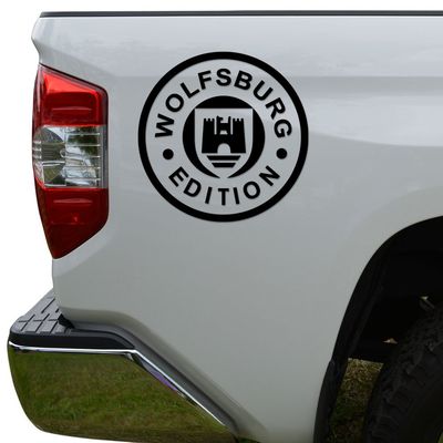 Rosie Decals Wolfsburg Germany Coat of Arms Die Cut Vinyl Decal Sticker For Car Truck Motorcycle Window Bumper Wall Decor Size- [10 inch/25 cm] Tall Color- Matte Black