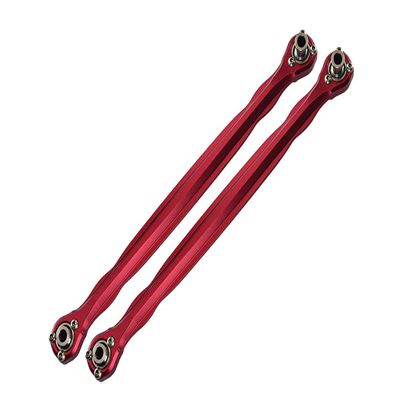 GPM For Traxxas X Maxx 4X4 Upgrade Parts Aluminum Front Steering Rod - 1Pr Red