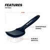 Maxshine Universal All-Purpose Cleaning Brush | Long-Handled Stiff Bristle Brush for Tires, Carpets, Upholstery & Floor Mats | Removes Tough Dirt & Stubborn Stains | Premium Auto Detailing Accessory view 2