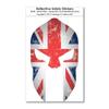 COOLHUBCAPS Spartan Mask - Grunge Subdued Union Jack Flag Reflective Decal view 1