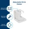 Camco Camper/RV Drink Holder - Features Adjustable Space-Saving Design & Holds Almost Any Size Mug, Cup, Bottle or Can - Extra Cup Holder for Cars, Trucks, RVs, Vans, Boats, and More - White (44040) view 2