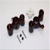Team Magic E6 III HX Upgrade Parts Aluminum Front/Rear Knuckle Arm With Delrin Collars - 1Pr Set Brown view 1