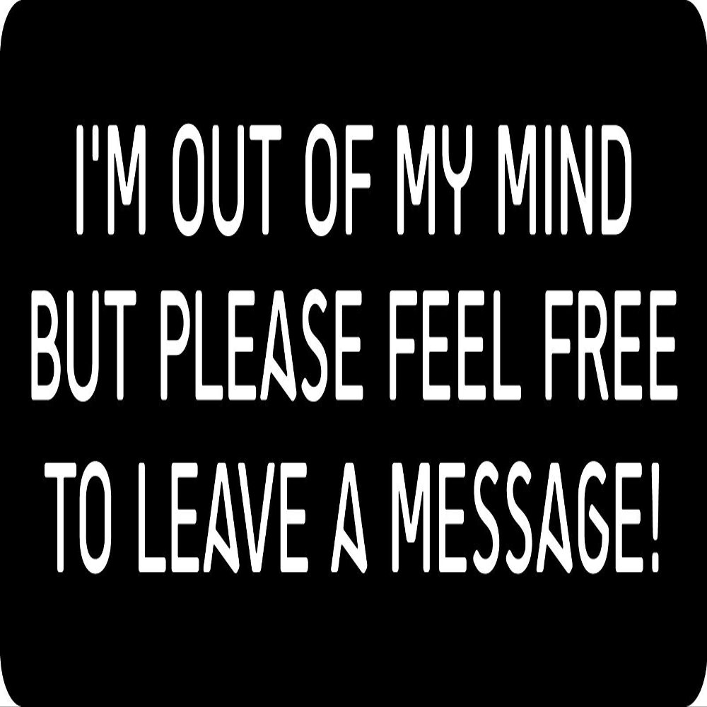 1080 Graphics 3 - I'm Out of My Mind Hard Hat/Biker Helmet Sticker BS 1245