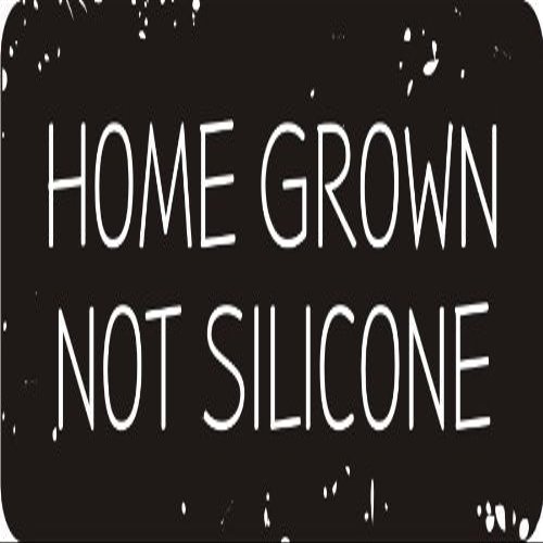 1080 Graphics 3 - Home Grown Not Silicone 1 1/4" x 3" Hard Hat Biker Helmet Stickers Bs192