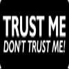 1080 Graphics 3 - Trust Me Don't Trust Me Hard Hat/Biker Helmet Sticker BS 914 view 1
