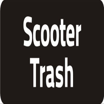 1080 Graphics 3 - Scooter Trash 1 1/4" x 3" Hard Hat Biker Helmet Stickers Bs493