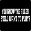 1080 Graphics 3 - You Know The Rules, Still Want to Play Hard Hat/Biker Helmet Sticker BS 1002 view 1