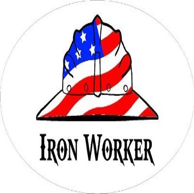 1080 Graphics 3 - Iron Worker Hard Hat/Helmet Stickers 1 1/2" x 3" H261