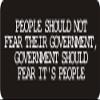 1080 Graphics 3 - People Should Not Fear Their Government 1 1/4" x 3" Hard Hat Biker Helmet Stickers Bs454 view 1