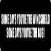 1080 Graphics 3 - Some Days You're The Windsheild Hard Hat/Biker Helmet Sticker BS 1045 view 1
