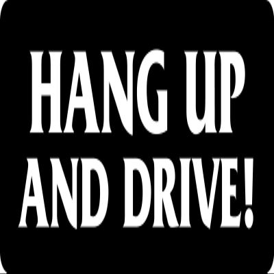 1080 Graphics 3 - Hang Up and Drive Hard Hat/Biker Helmet Sticker BS 854