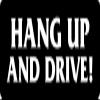1080 Graphics 3 - Hang Up and Drive Hard Hat/Biker Helmet Sticker BS 854 view 1