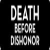 1080 Graphics 3 - Death Before Dishonor Hard Hat/Biker Helmet Sticker BS 728 view 1