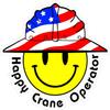 1080 Graphics 3 - Happy Crane Operator Smiley USA Hardhat Oilfield Helmet Toolbox Sticker H833 view 1
