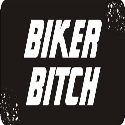 1080 Graphics 3 - Biker Bitch 1 1/4" x 3" Hard Hat Biker Helmet Stickers Bs067