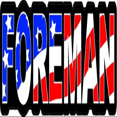 1080 Graphics 3 - Foreman US Flag Hard Hat/Helmet Stickers 1" x 2" H155