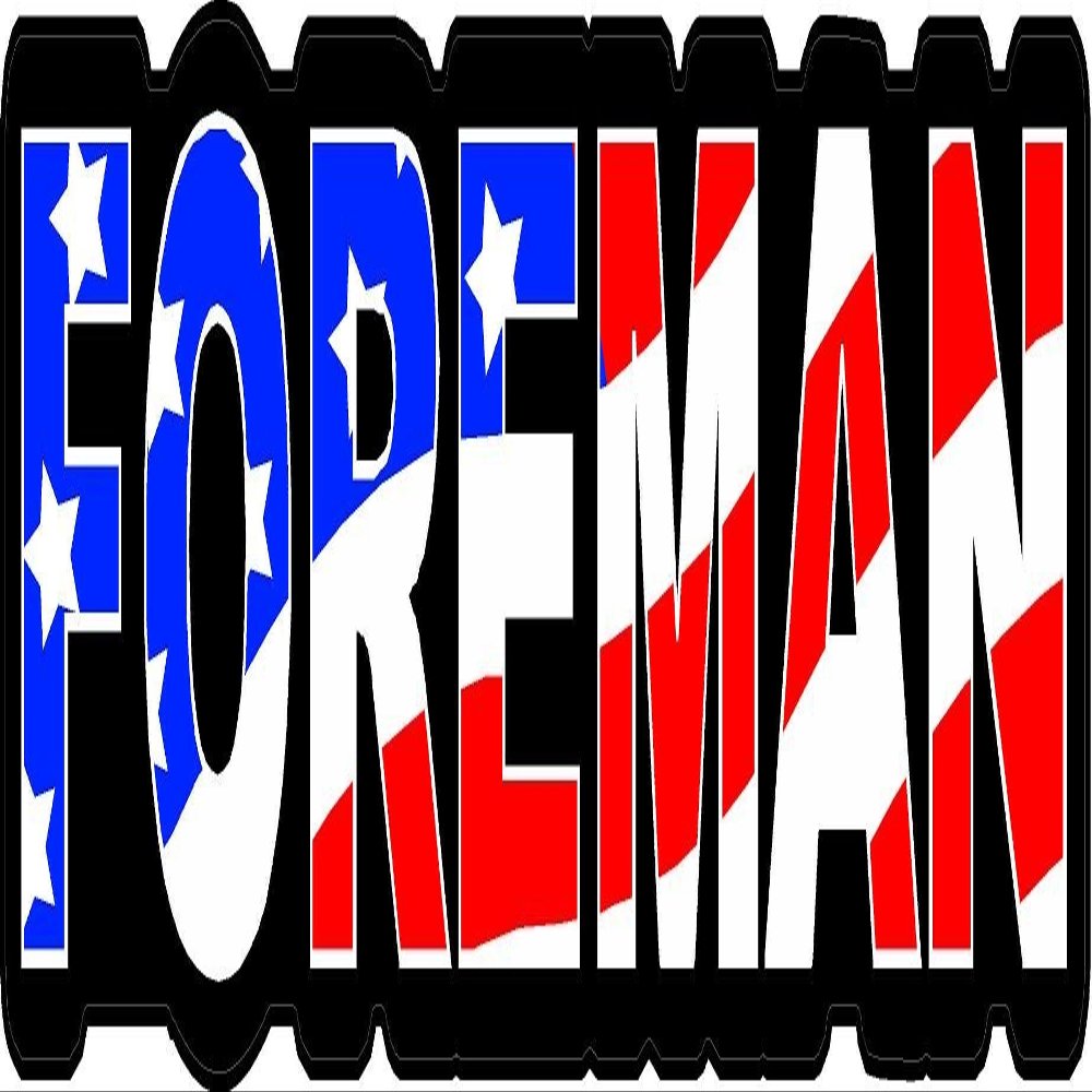 1080 Graphics 3 - Foreman US Flag Hard Hat/Helmet Stickers 1" x 2" H155