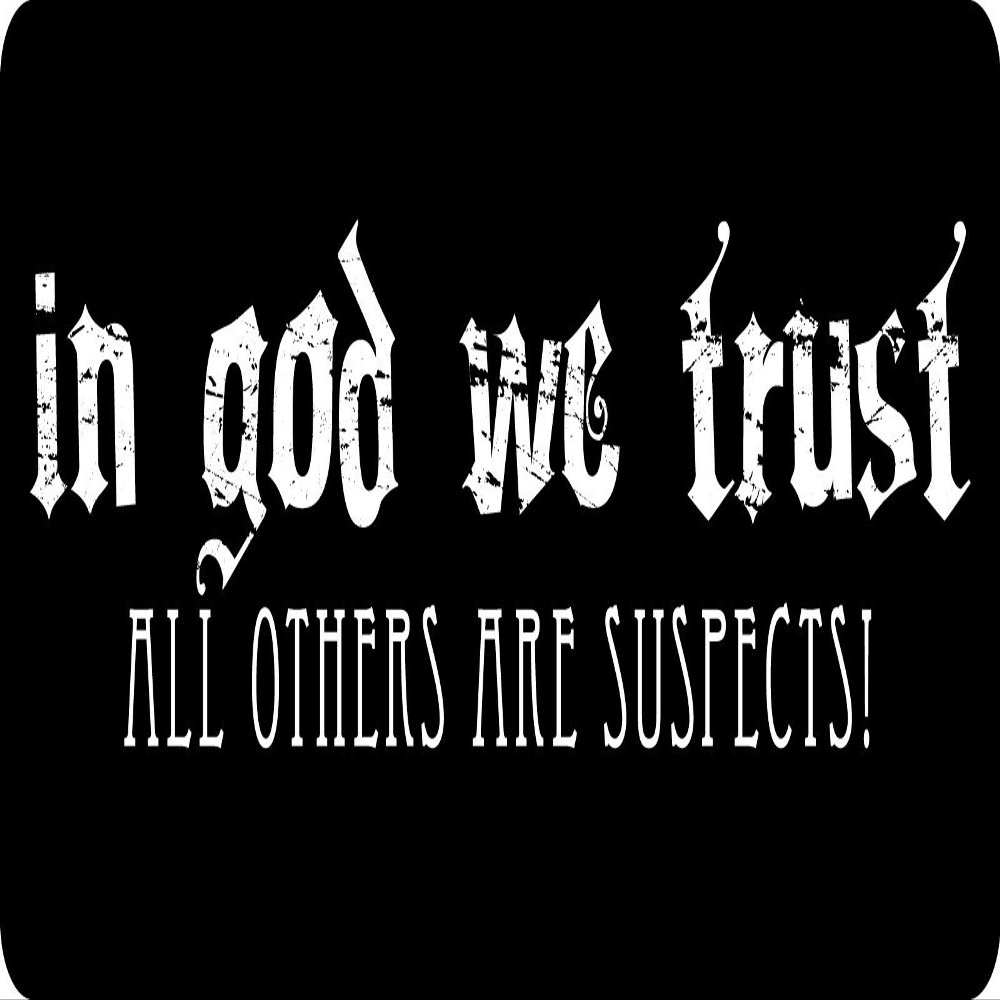 1080 Graphics 3 - in God We Trust Hard Hat/Biker Helmet Sticker BS 1296
