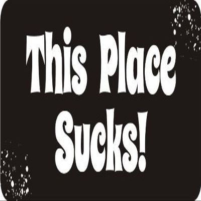 1080 Graphics 3 - This Place Sucks! 1 1/4" x 3" Hard Hat Biker Helmet Stickers Bs550