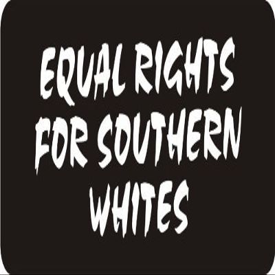 1080 Graphics 3 - Equal Rights for Southern Whites 1 1/4" x 3" Hard Hat Biker Helmet Stickers Bs141