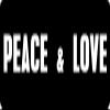 1080 Graphics 3 - Peace & Love Hard Hat/Biker Helmet Sticker BS 1167 view 1