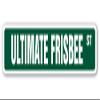 1080 Graphics Ultimate Frisbee Street Sign Decal Sticker Freestyle disc Golf Disk Sport Team Coach Gift view 1