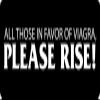 1080 Graphics 3 - All Those in Favor of Viagra Please Rise Hard Hat/Biker Helmet Sticker BS 646 view 1