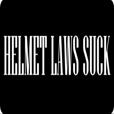1080 Graphics 3 - Helmet Laws Suck Hard Hat/Biker Helmet Sticker BS 869